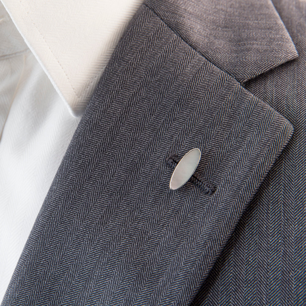 Bourn Lapel Pin Mother of Pearl