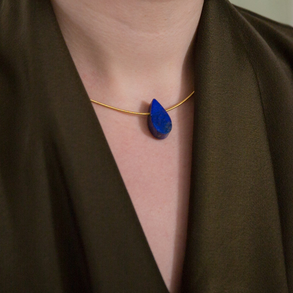 Geometrics Lapis Lazuli Tear Drop