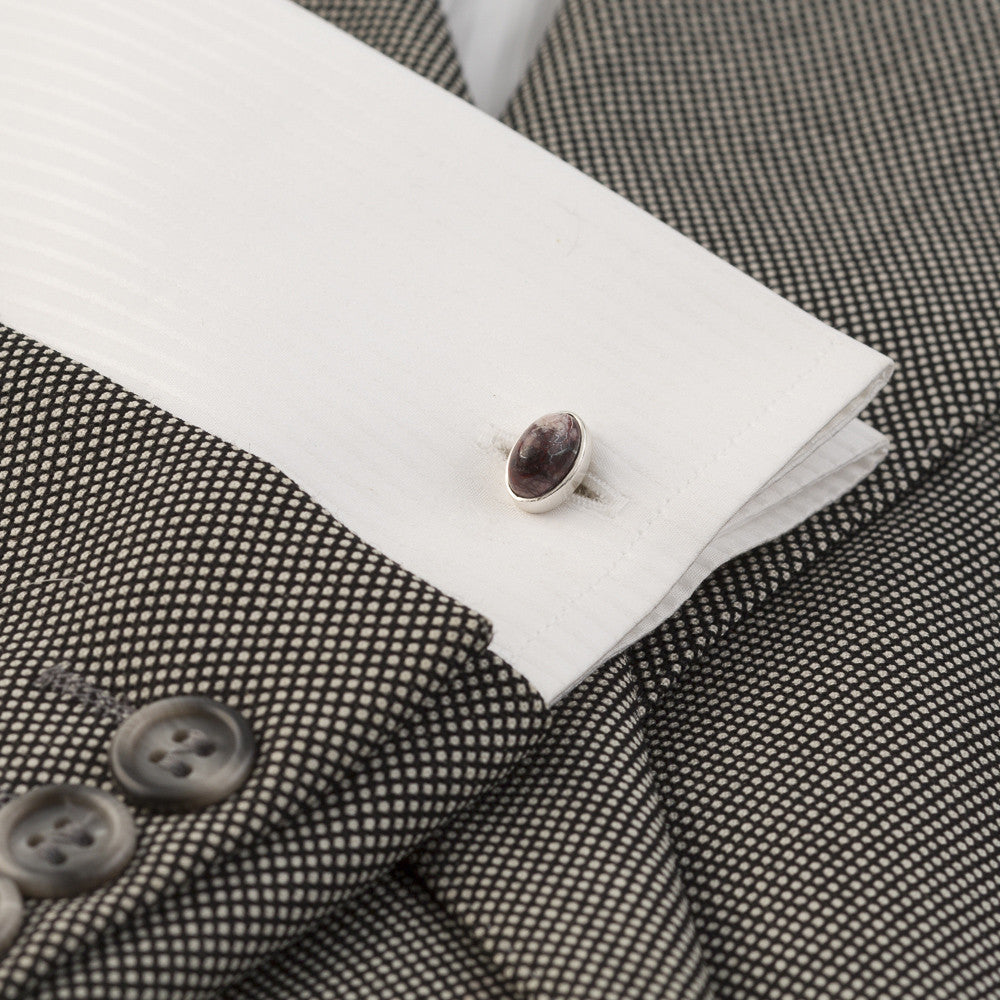 Barrow Cufflink Brecciated Jasper