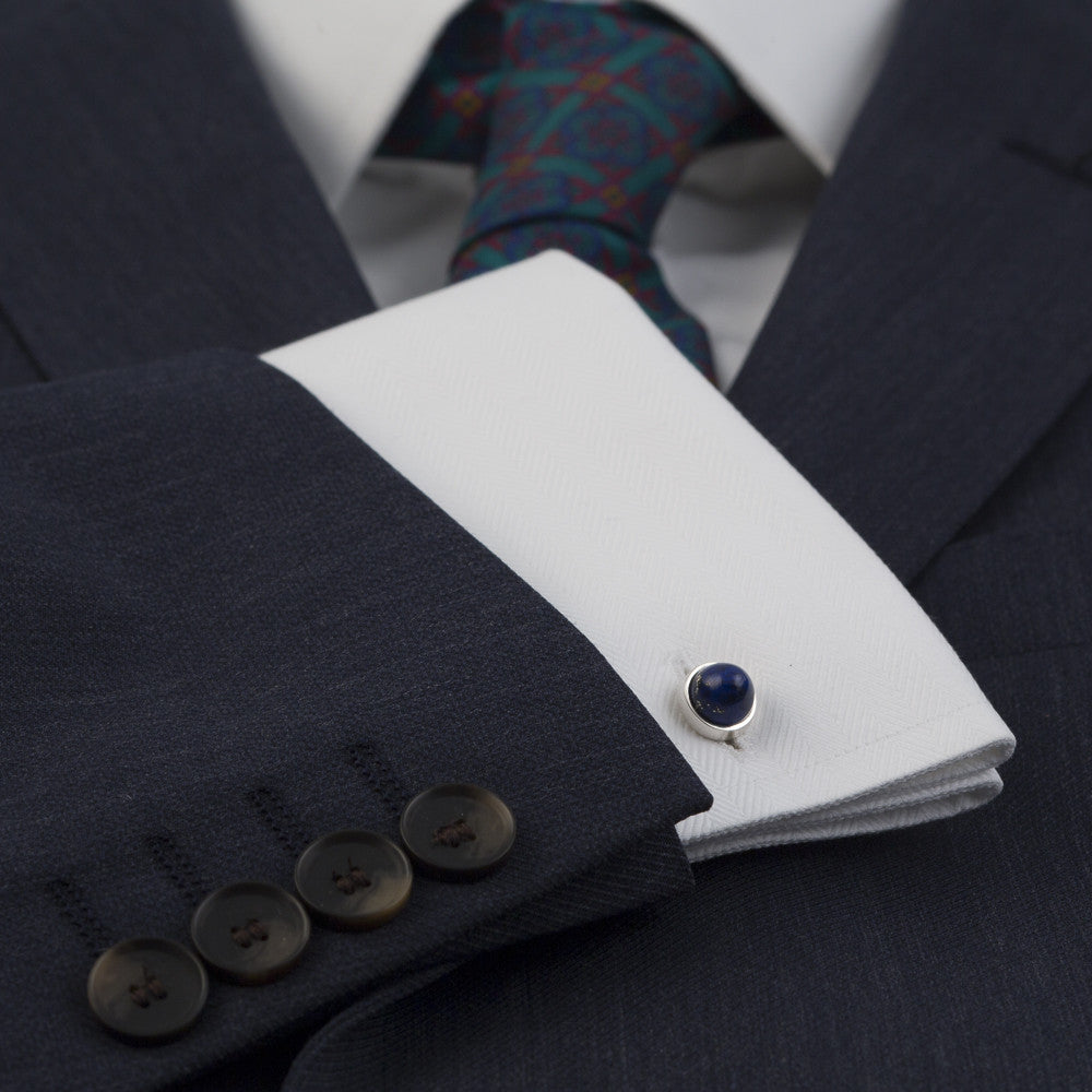 Cairn Cufflink Lapis Lazuli