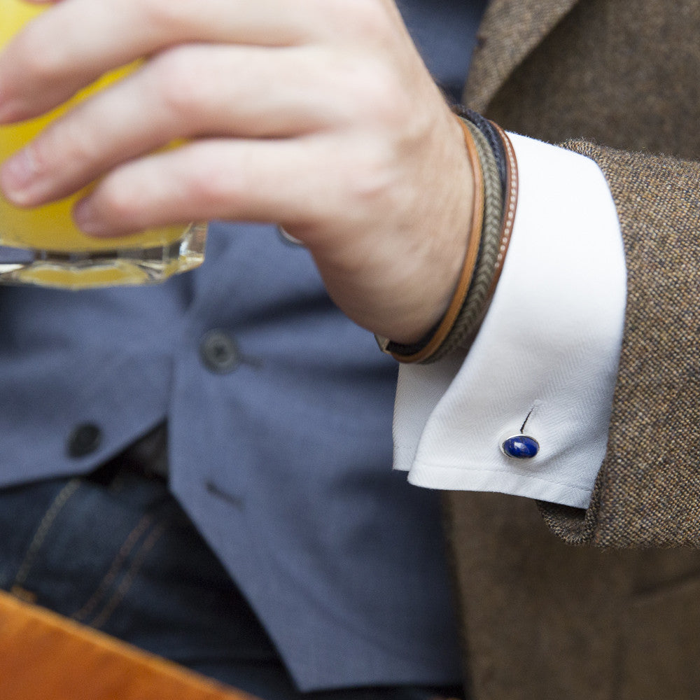 Barrow Cufflink Lapis Lazuli
