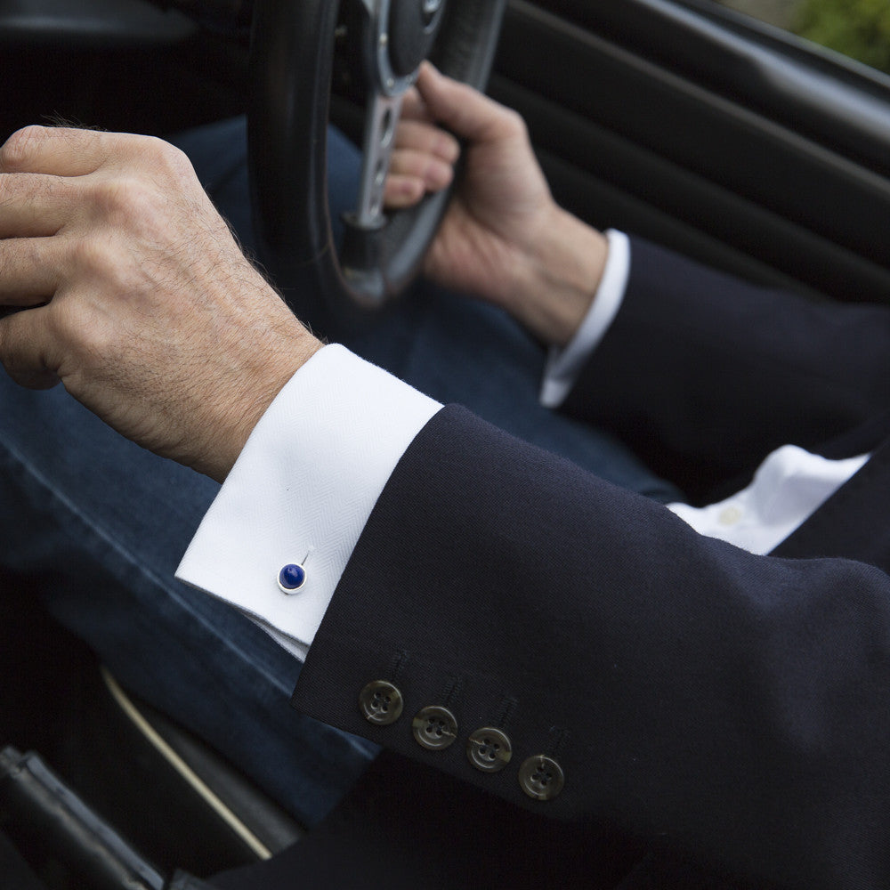 Cairn Cufflink Lapis Lazuli