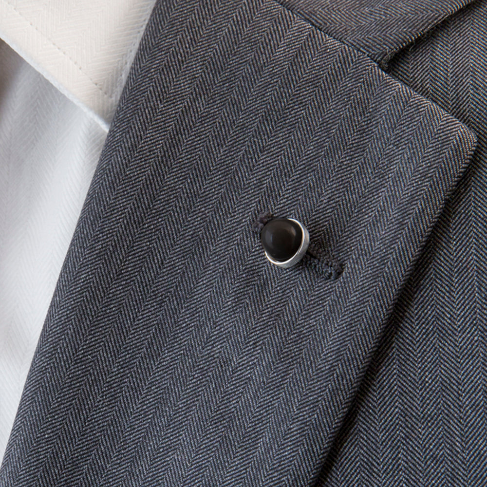 Cairn Lapel Pin Black Onyx