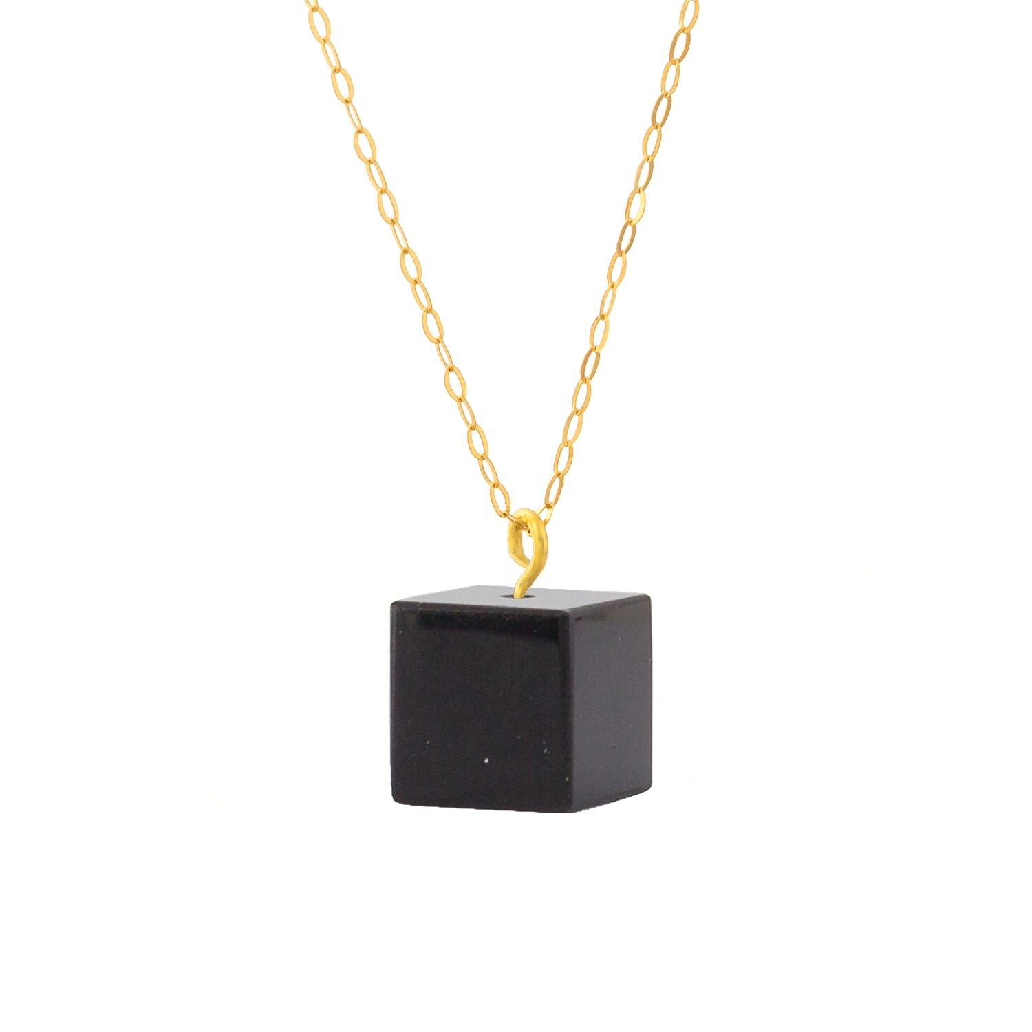 Black Onyx Necklace | Cube | Alistair R