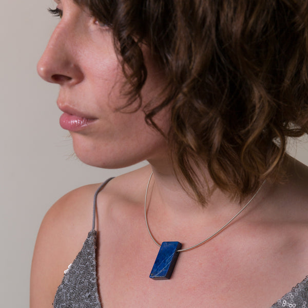 Geometrics Lapis Lazuli Parallelogram