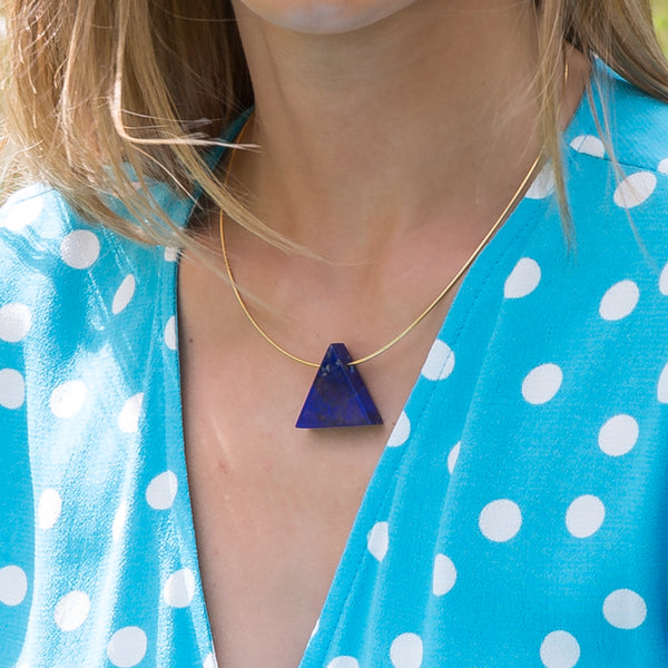 Geometrics Lapis Lazuli Triangle