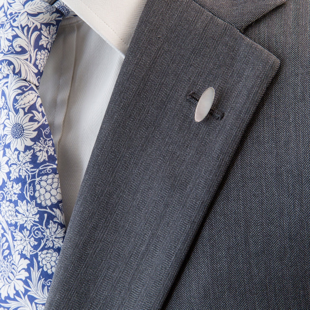 Bourn Lapel Pin Mother of Pearl