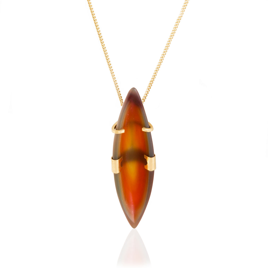 Agate necklace UK made by Alistair R