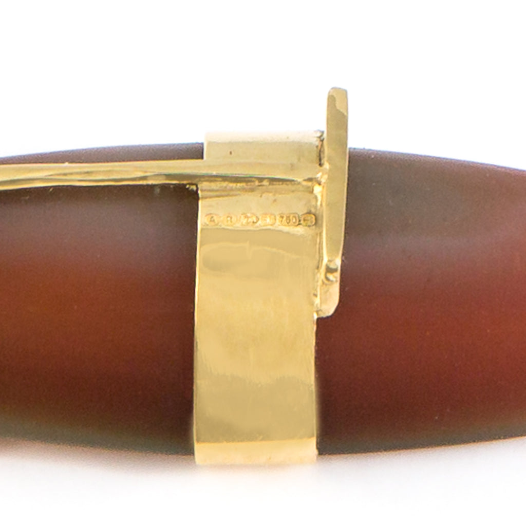 Agate Necklace on 18 Carat Gold