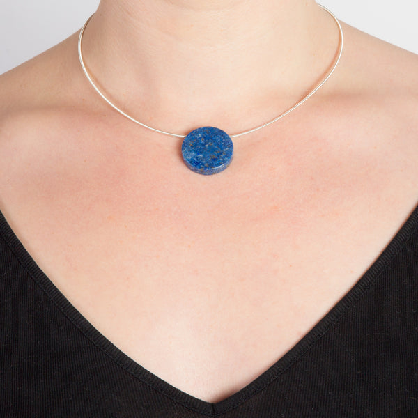 Geometrics Lapis Lazuli Small Round