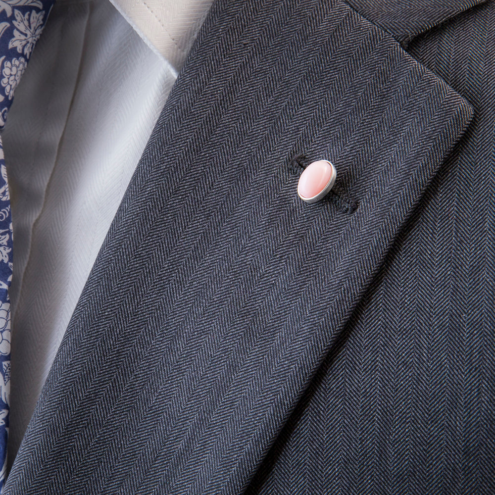 Barrow Lapel Pin Pink Opal