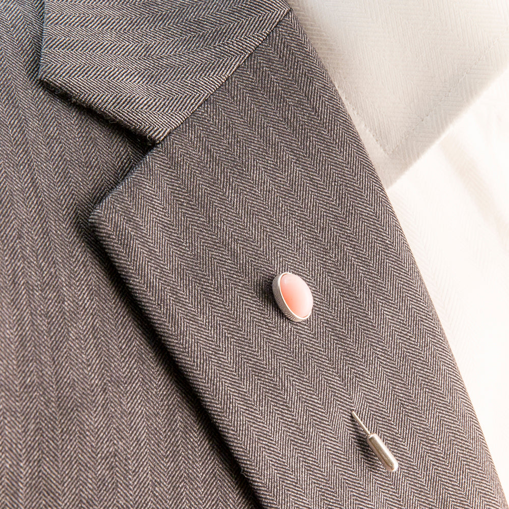 Barrow Lapel Pin Pink Opal